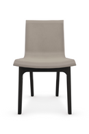 Taupe Leather Dining Chair | Caracole Starr | Oroatrade.com