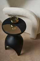 Black Modern Tripod Side Table | Caracole Quinn