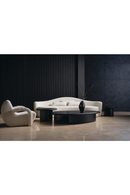 White Bouclé Accent Chair | Caracole Leo | Oroatrade.com