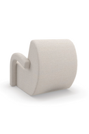 White Bouclé Accent Chair | Caracole Leo | Oroatrade.com