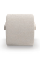 White Bouclé Accent Chair | Caracole Leo | Oroatrade.com