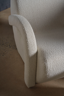 White Bouclé Accent Chair | Caracole Leo | Oroatrade.com