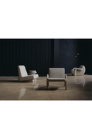 White Bouclé Accent Chair | Caracole Leo | Oroatrade.com