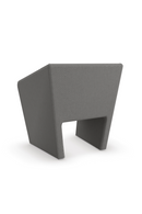 Gray Linen Occasional Chair | Caracole Flyn | Oroatrade.com