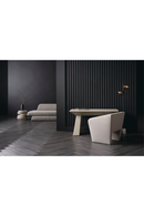 Gray Linen Occasional Chair | Caracole Flyn | Oroatrade.com