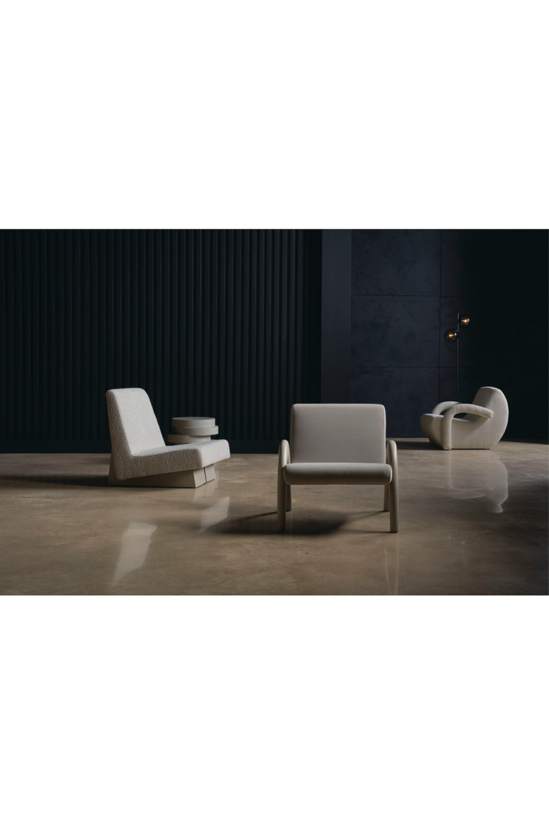 Gray Bouclé Modern Accent Chair | Caracole Indi | Oroatrade.com