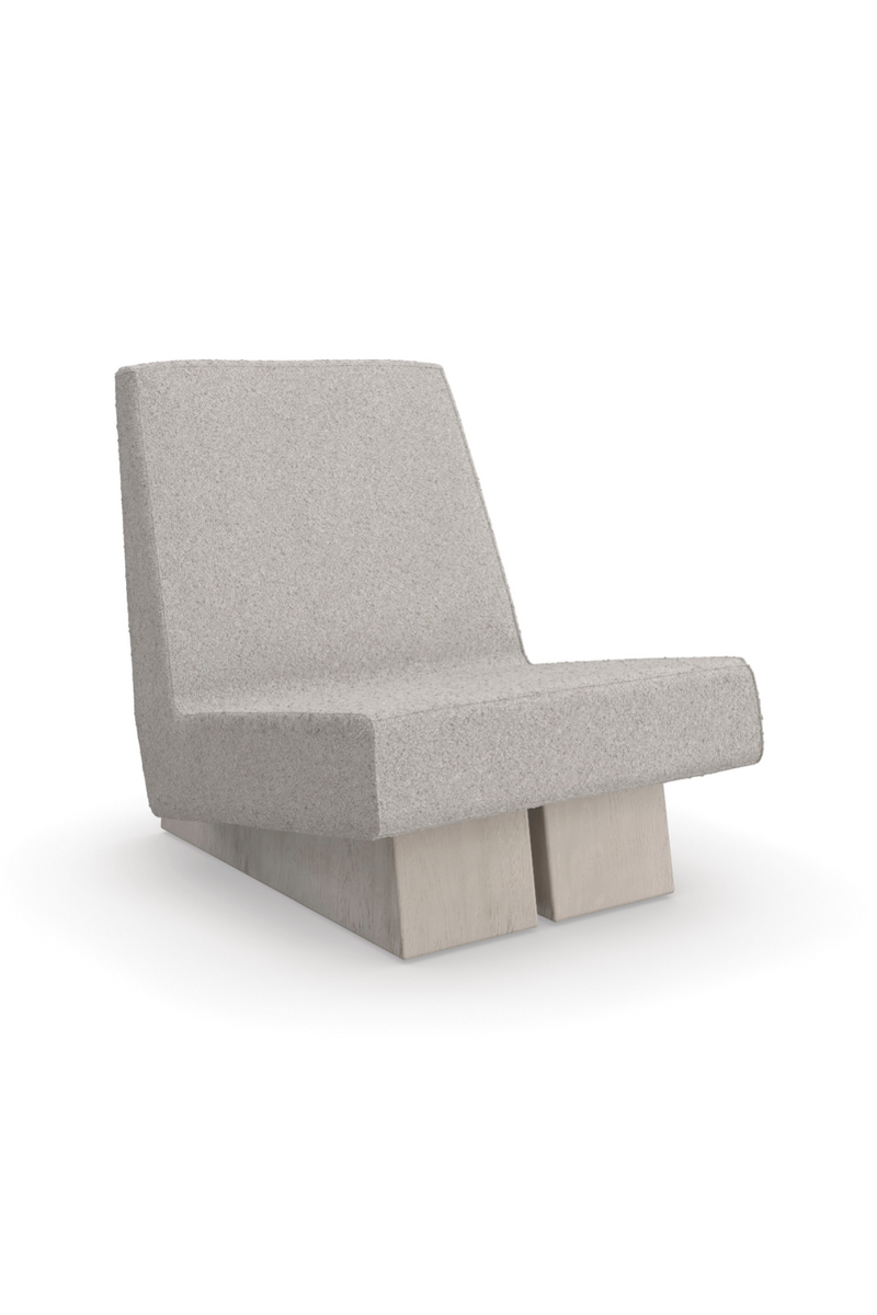 Gray Bouclé Modern Accent Chair | Caracole Indi | Oroatrade.com