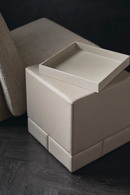 Gray Bouclé Modern Accent Chair | Caracole Indi | Oroatrade.com