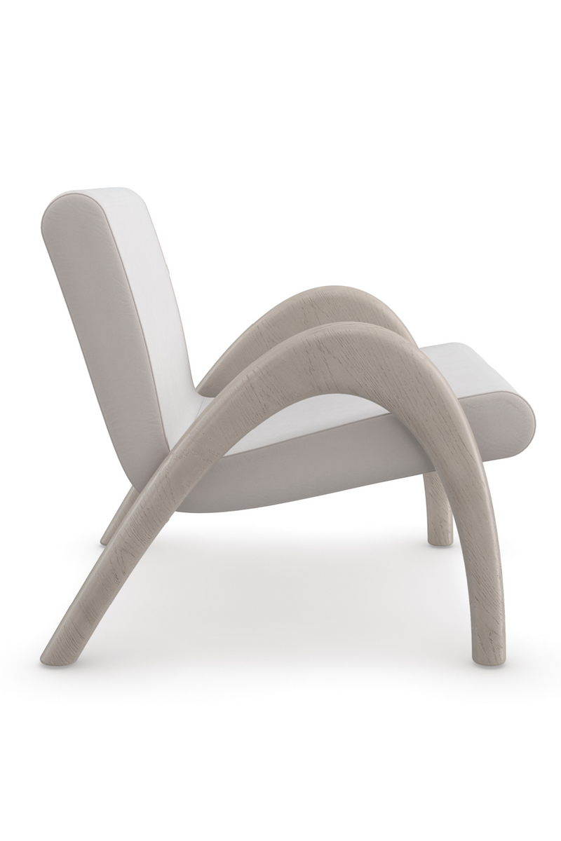 Taupe Velvet Accent Chair | Caracole Coco | Oroatrade.com