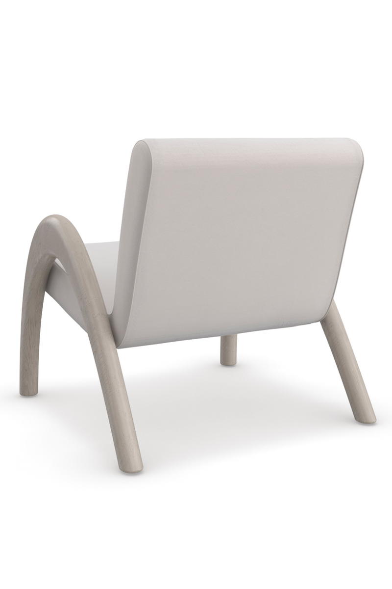 Taupe Velvet Accent Chair | Caracole Coco | Oroatrade.com