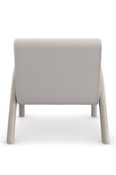 Taupe Velvet Accent Chair | Caracole Coco | Oroatrade.com