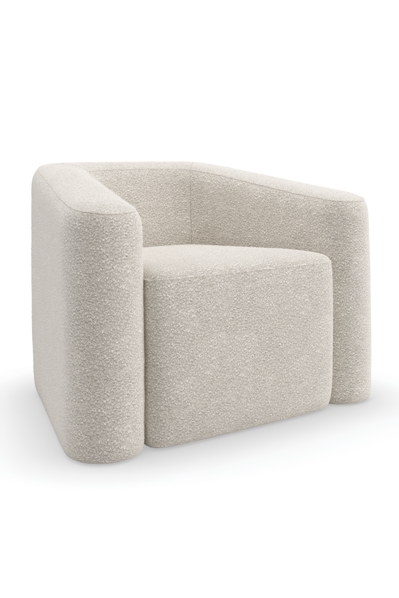 Bouclé Lounge Chair | Caracole Faye | Oroatrade.com