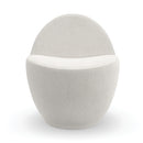 White Boucle Accent Chair | Caracole Noa