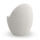 White Boucle Accent Chair | Caracole Noa