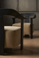 Brown Suede Seat Accent Chair | Caracole Luca | Oroatrade.com