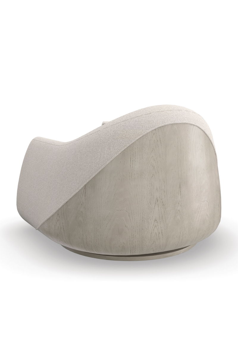 Bouclé Modern Swivel Chair | Caracole Serenity | Oroatrade.com