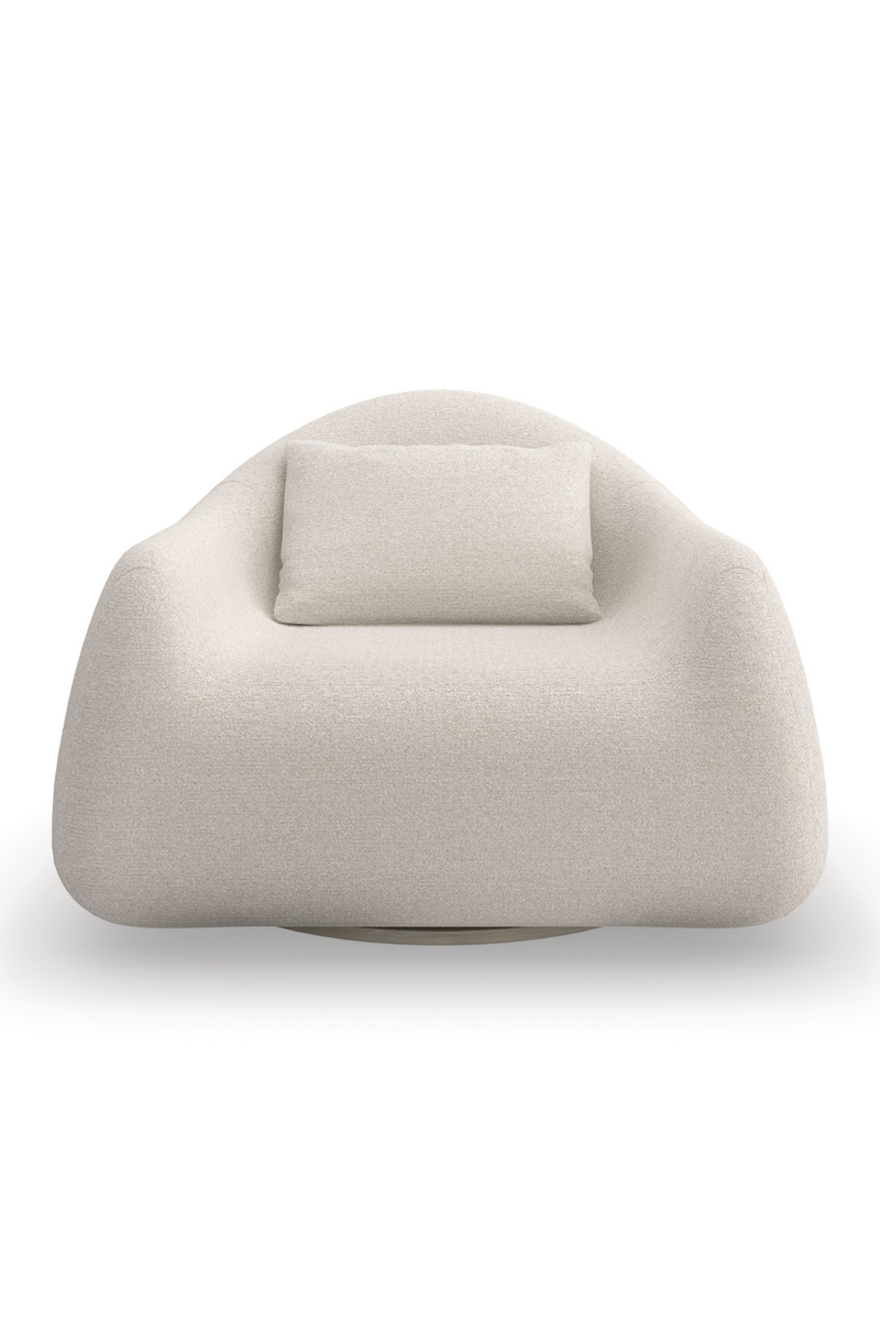 Bouclé Modern Swivel Chair | Caracole Serenity | Oroatrade.com