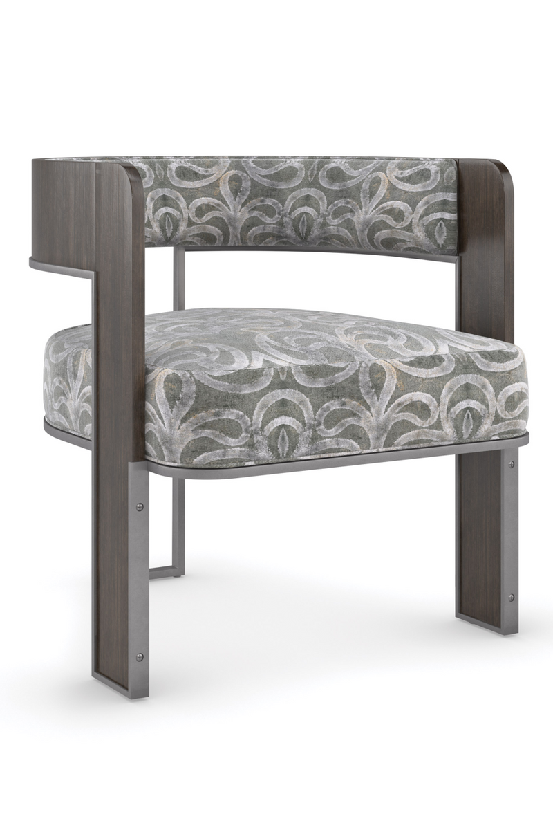 Curved Modern Accent Chair | Caracole Streamliner | Oroatrade.com