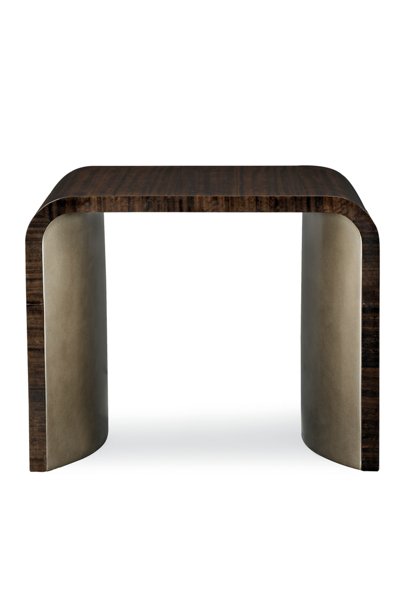 Eucalyptus Curved End Table | Caracole Streamline | Oroatrade.com