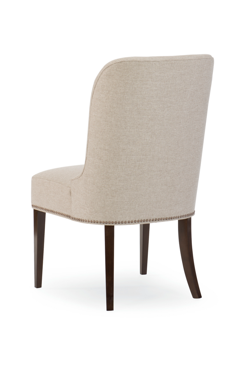 Cream Upholstered Side Chairs (2) | Caracole Streamline | Oroatrade.com