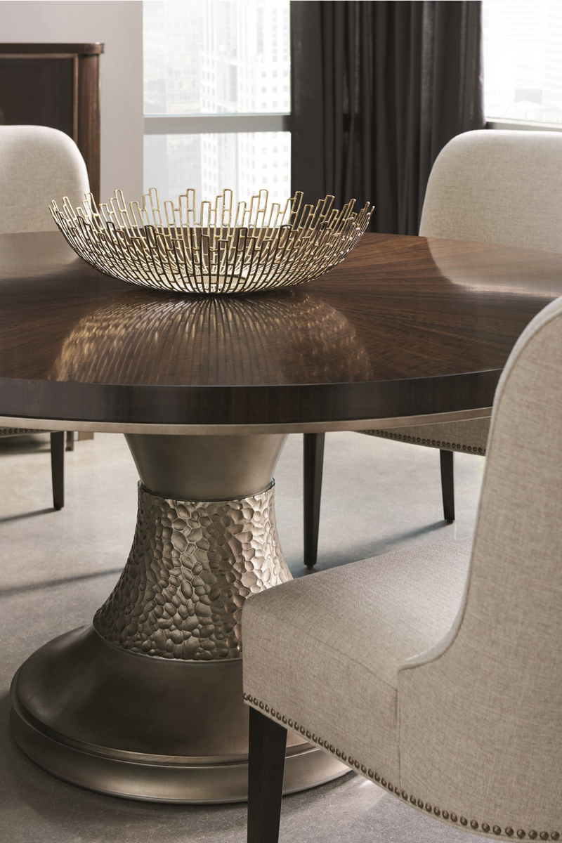 Cream Upholstered Side Chairs (2) | Caracole Streamline | Oroatrade.com