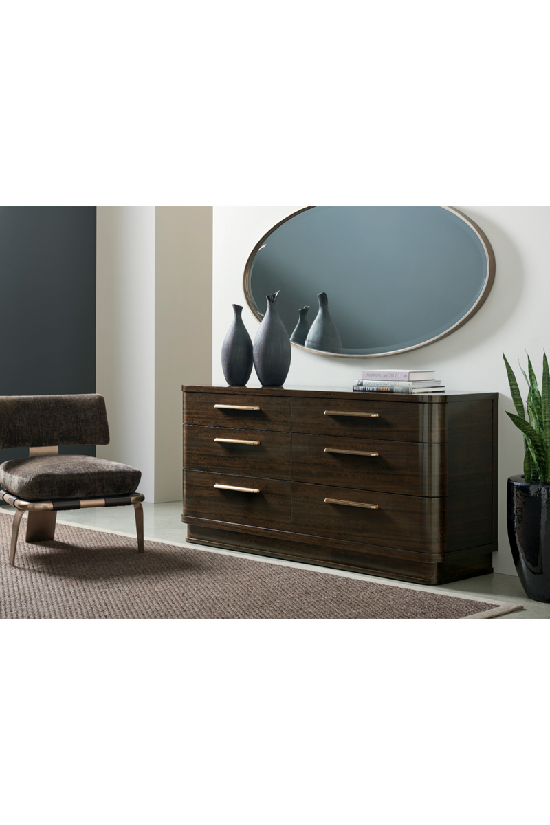 Dark Brown Wooden Dresser | Caracole Streamline | Oroatrade.com