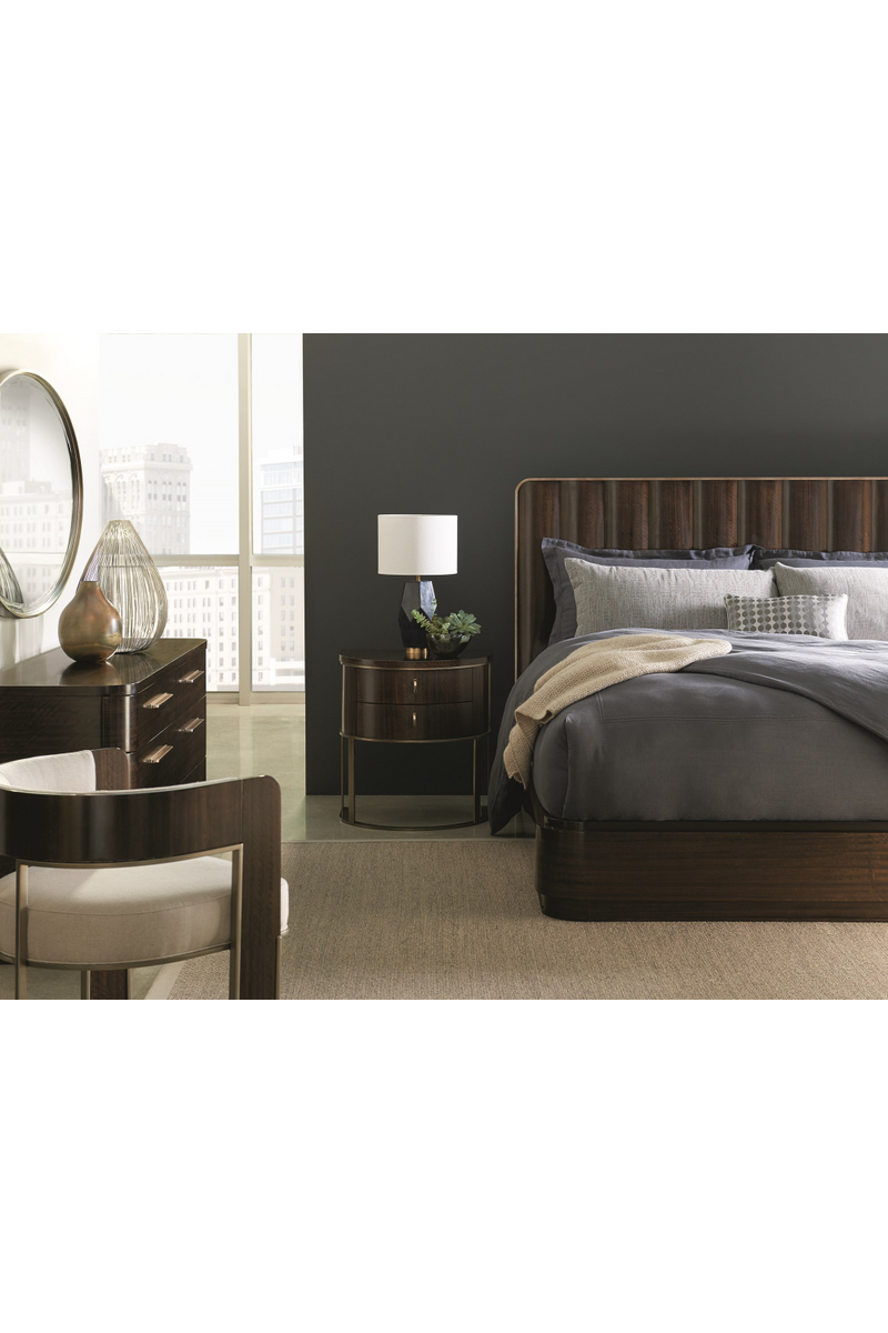 Semi-Circular Nightstand | Caracole Moderne  | Oroatrade.com