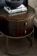 Semi-Circular Nightstand | Caracole Moderne  | Oroatrade.com