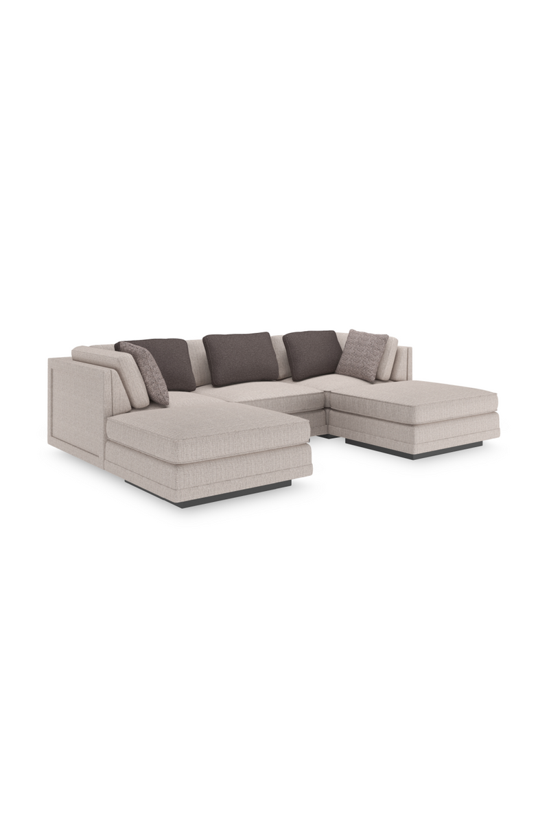Modern Minimalist Ottoman | Caracole Fusion | Oroatrade.com