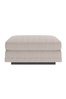 Beige Woven Ottoman | Caracole Fusion | Oroatrade.com