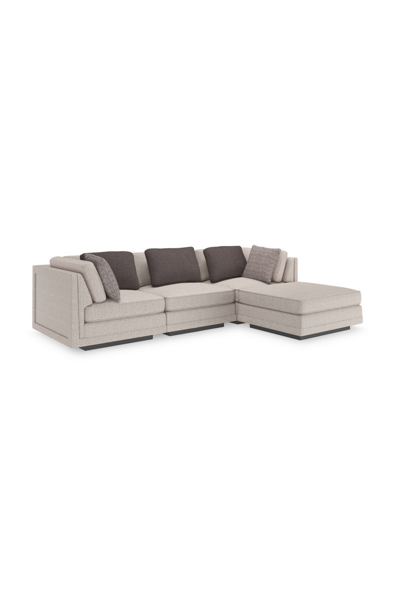 Modern Minimalist Ottoman | Caracole Fusion | Oroatrade.com