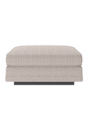 Beige Woven Ottoman | Caracole Fusion | Oroatrade.com