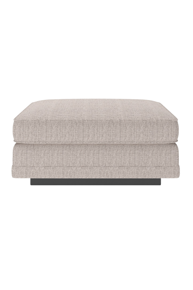 Beige Woven Ottoman | Caracole Fusion | Oroatrade.com