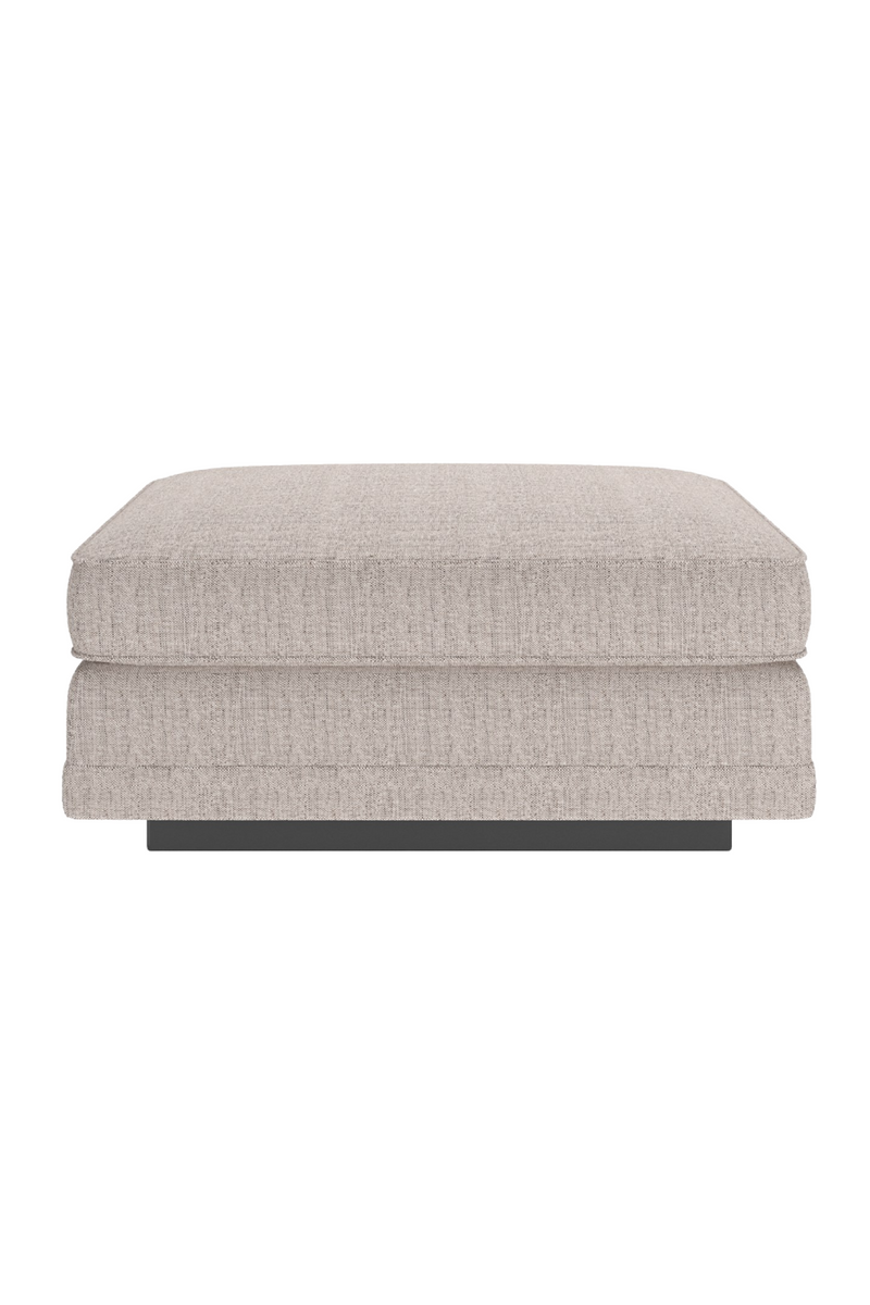 Beige Woven Ottoman | Caracole Fusion | Oroatrade.com