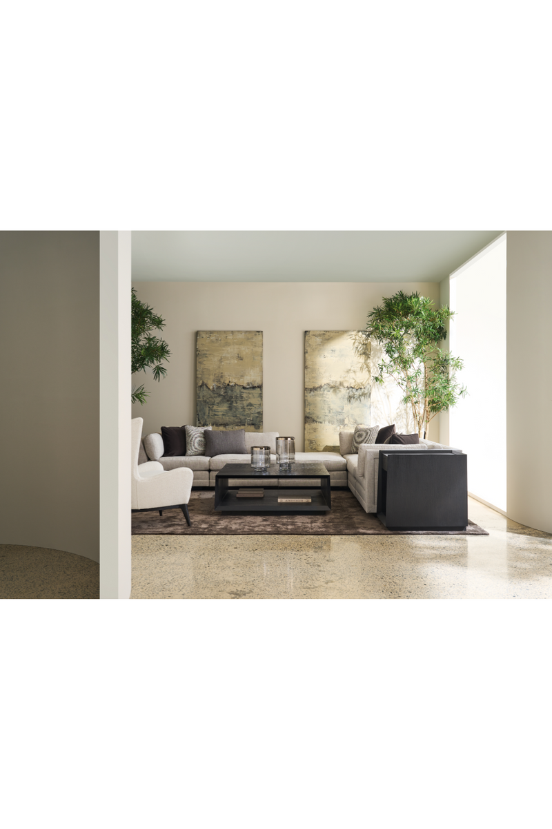 Beige Corner Sofa | Caracole Fusion | Oroatrade.com