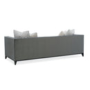 Gray Velvet Tufted Sofa | Caracole Grace