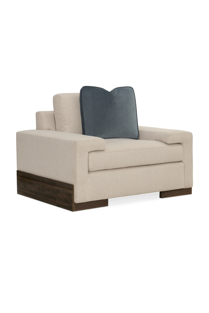 Modern Neutral Accent Chair | Caracole I'm Shelf-ish | Oroatrade.com