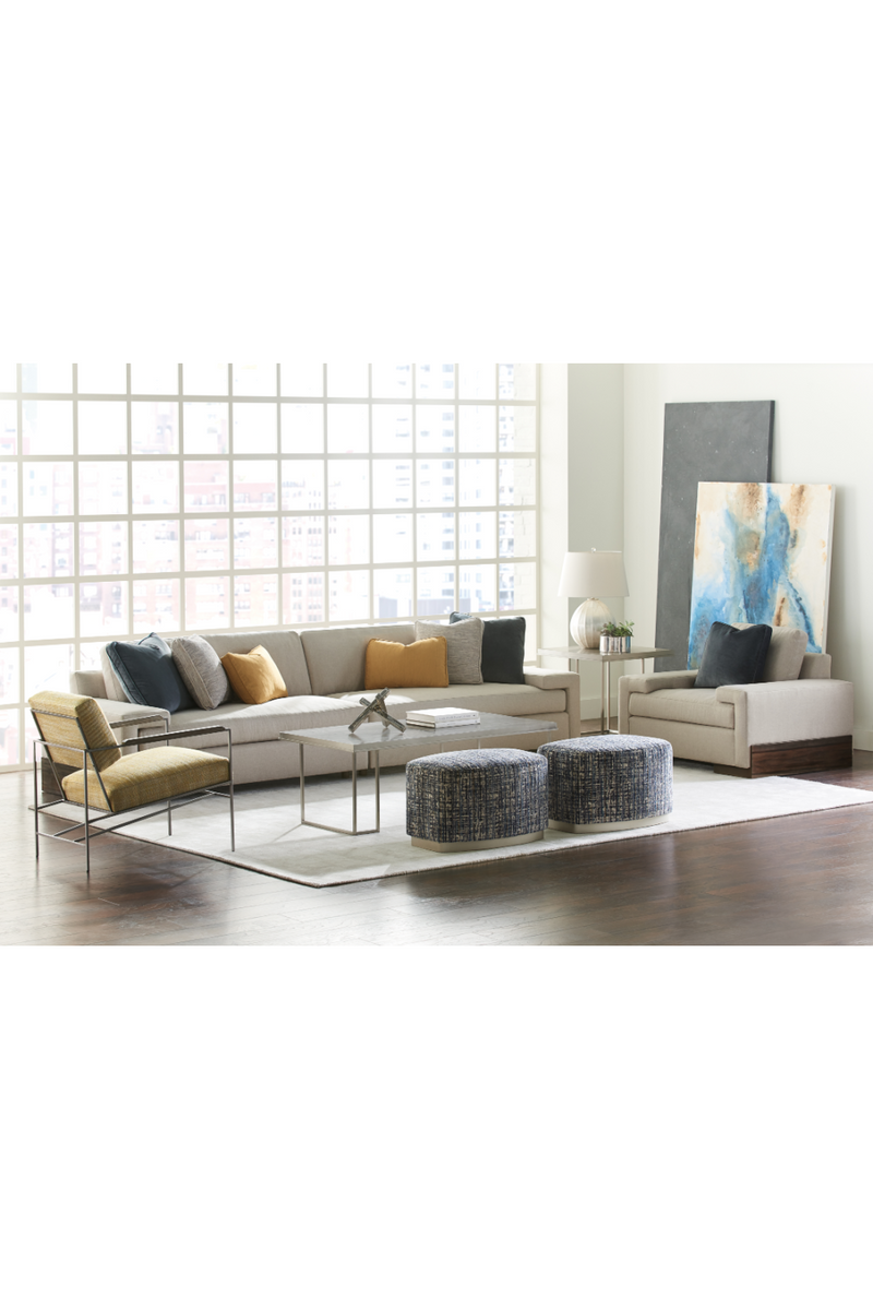 Modern Neutral Accent Chair | Caracole I'm Shelf-ish | Oroatrade.com