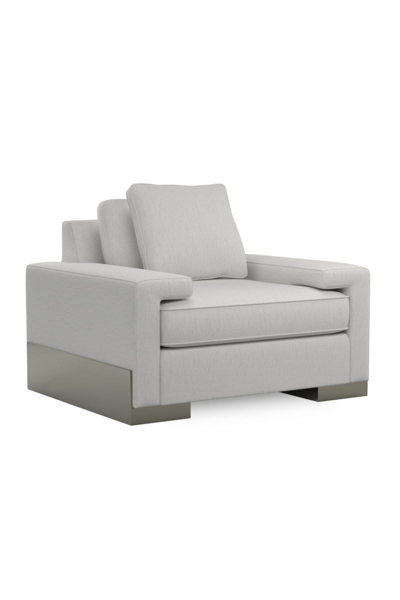 Gray Shelf-Arm Lounge Chair | Caracole I'm Shelf-Ish | Oroatrade.com