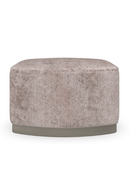 Gray Velvet Ottoman | Caracole Small Wonder | Oroatrade.com