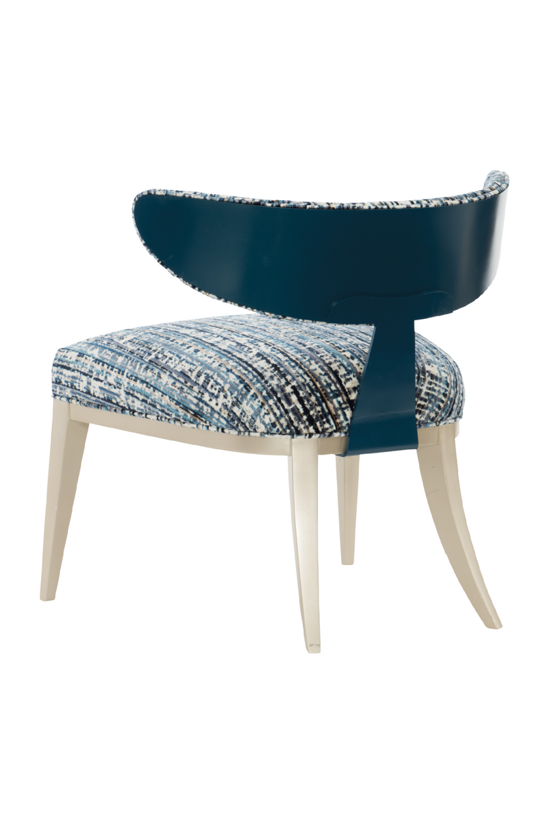 Crescent Back Accent Chair | Caracole Half Moon | Oroatrade.com