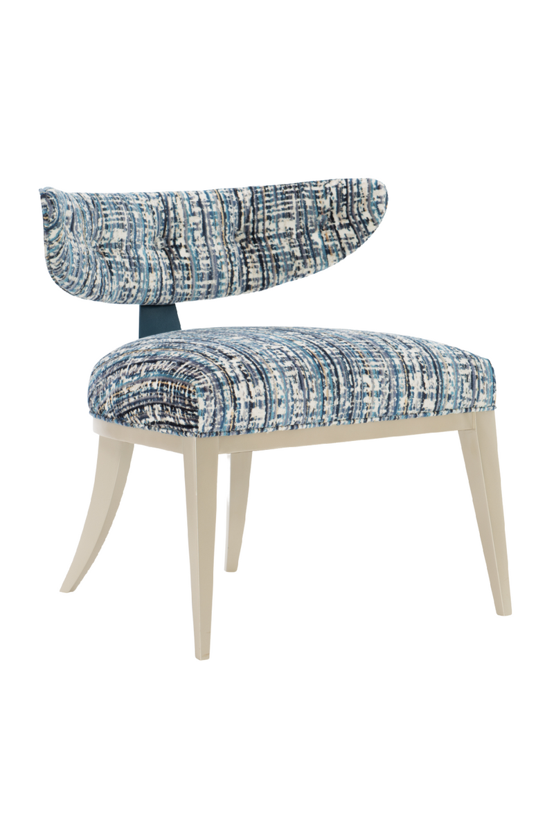 Crescent Back Accent Chair | Caracole Half Moon | Oroatrade.com