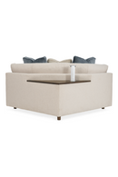 Neutral-Toned Sectional Sofa | Caracole I'm Shelf-Ish | oroatrade.com