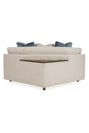 Neutral-Toned Sectional Sofa | Caracole I'm Shelf-Ish | oroatrade.com