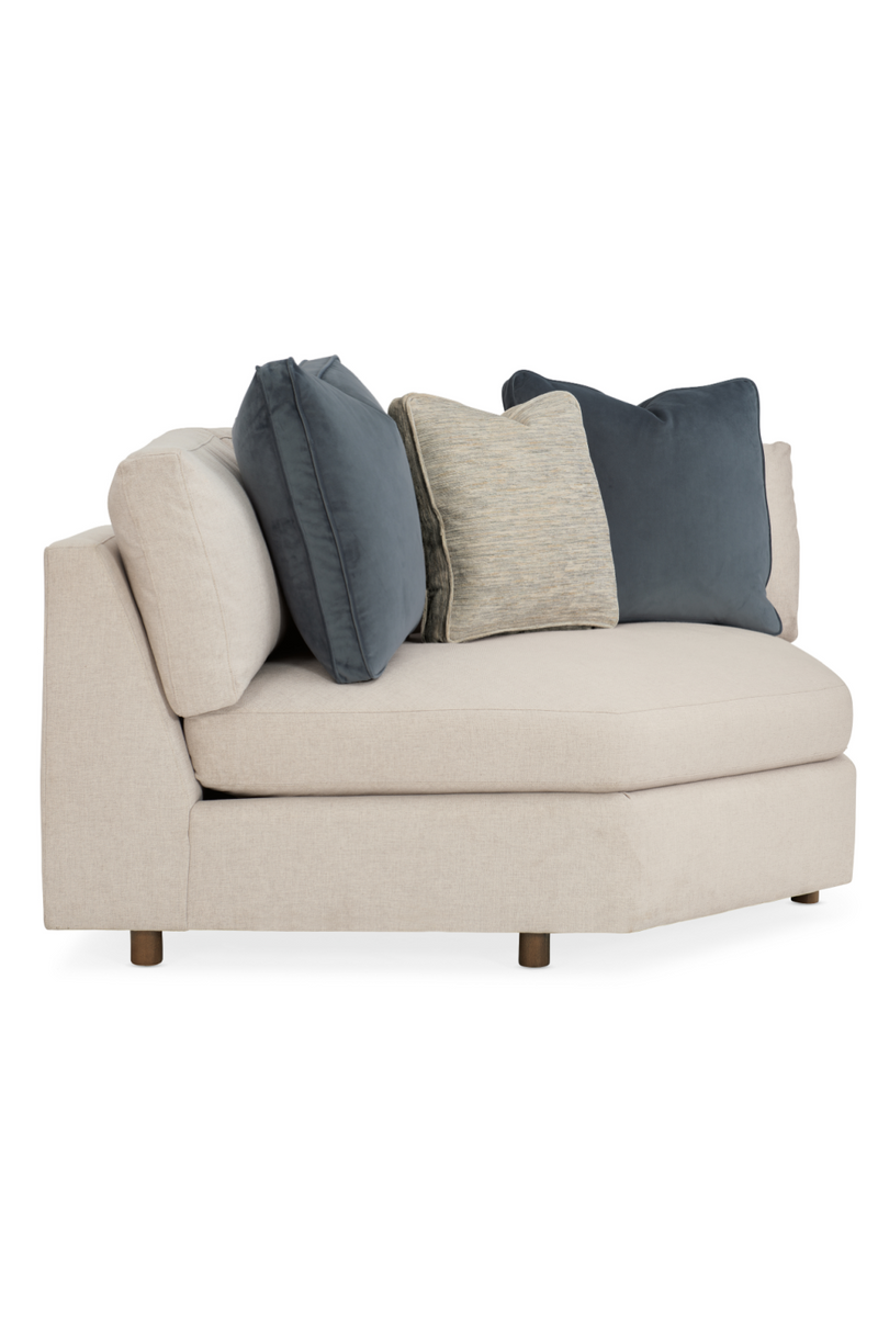 Neutral-Toned Sectional Sofa | Caracole I'm Shelf-Ish | oroatrade.com