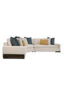 Neutral-Toned Sectional Sofa | Caracole I'm Shelf-Ish | oroatrade.com