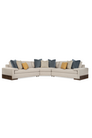 Neutral-Toned Sectional Sofa | Caracole I'm Shelf-Ish | oroatrade.com
