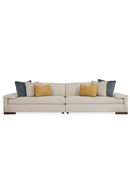 Neutral-Toned Sectional Sofa | Caracole I'm Shelf-Ish | oroatrade.com