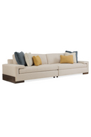 Neutral-Toned Sectional Sofa | Caracole I'm Shelf-Ish | oroatrade.com