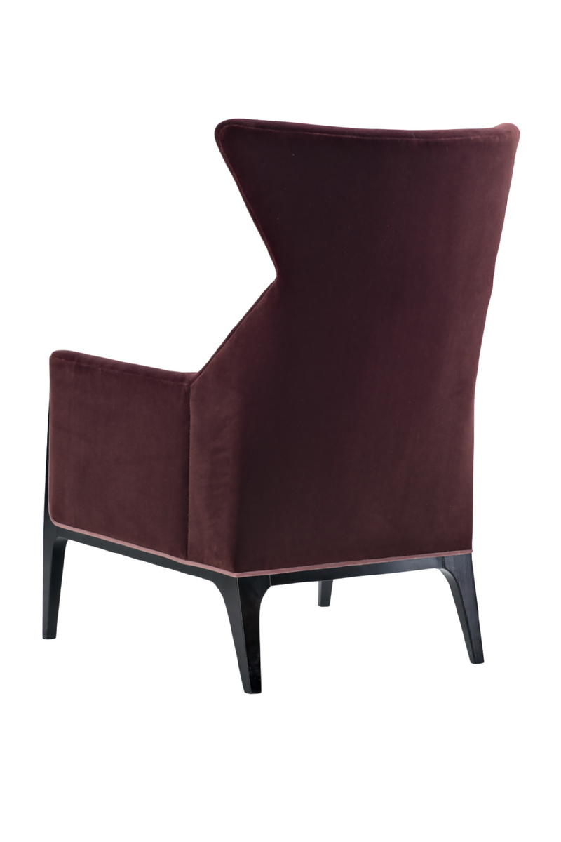 Plum Velvet Occasional Chair | Caracole Boundless | Oroatrade.com